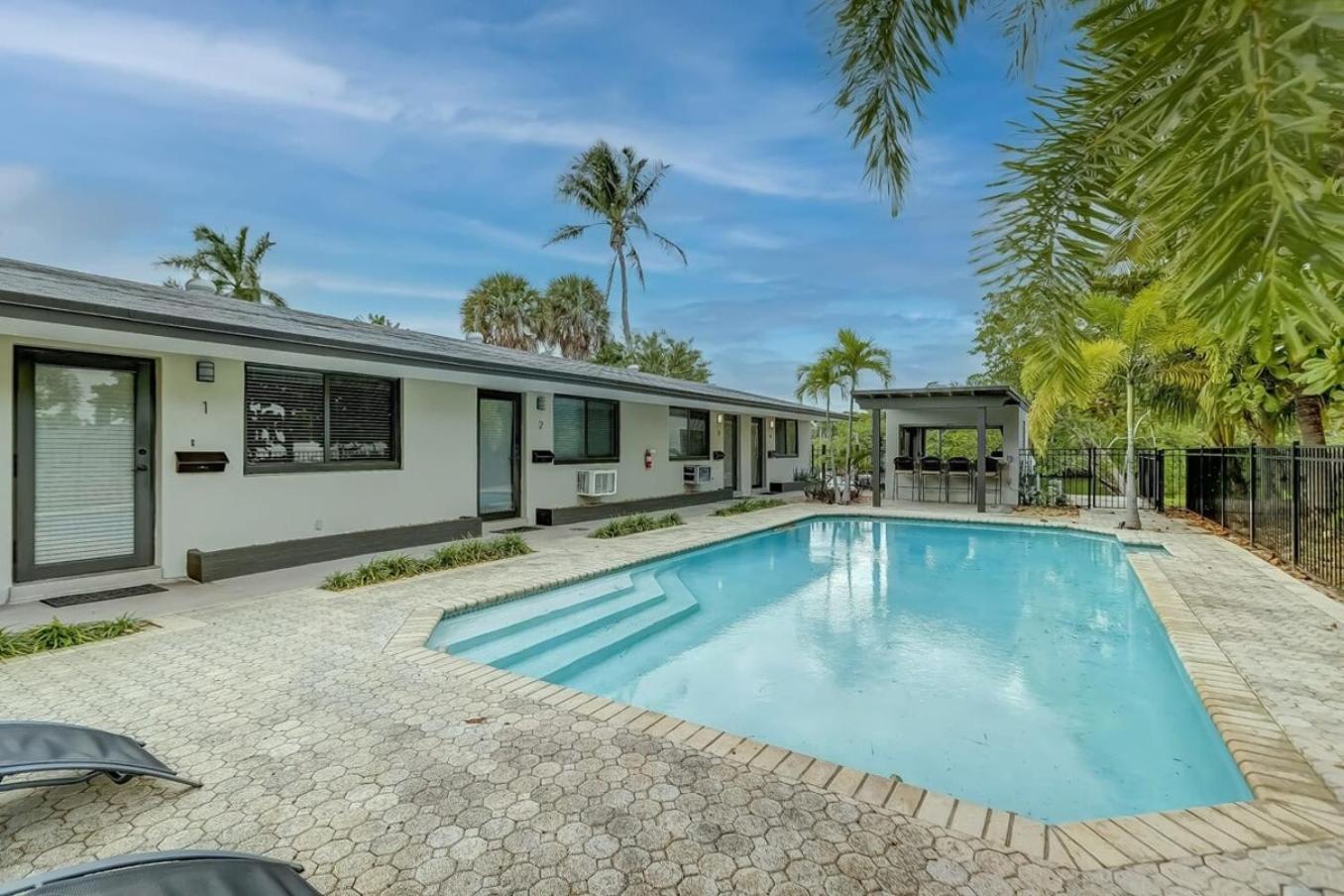 Waterfront Apartment Private Patio Pool Fort Lauderdale Exteriér fotografie