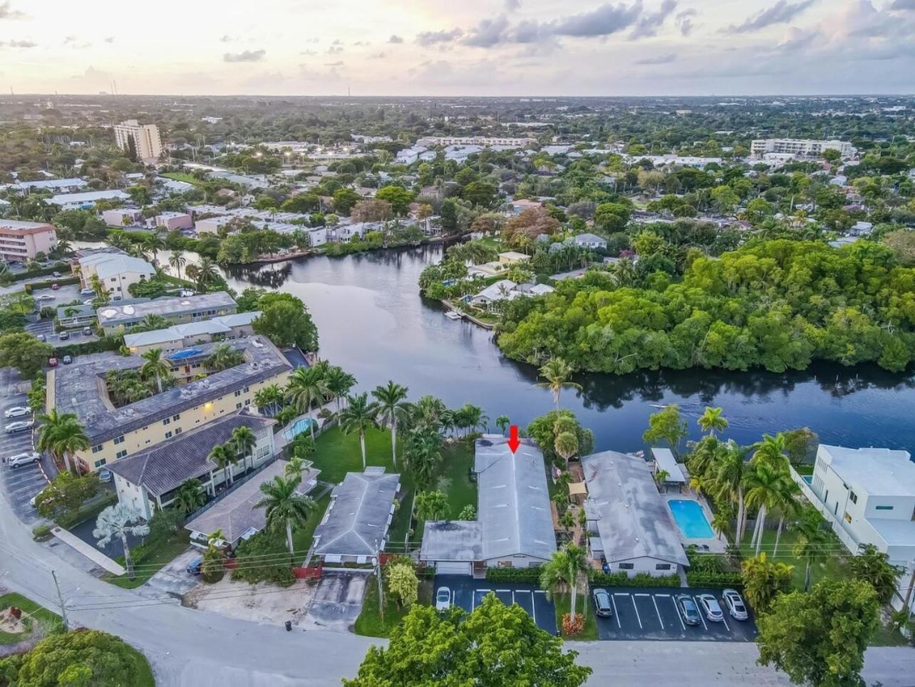 Waterfront Apartment Private Patio Pool Fort Lauderdale Exteriér fotografie
