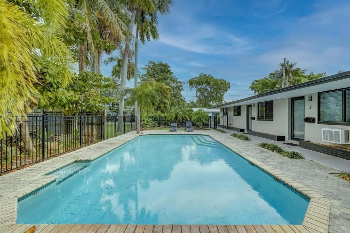 Waterfront Apartment Private Patio Pool Fort Lauderdale Exteriér fotografie